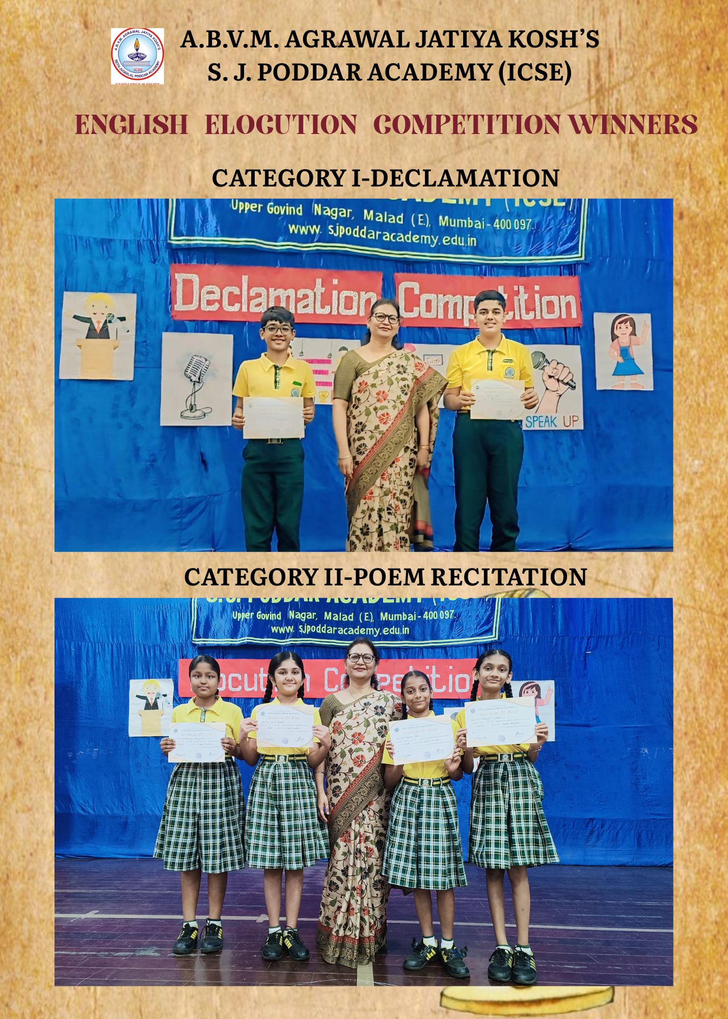 Elocution English competition