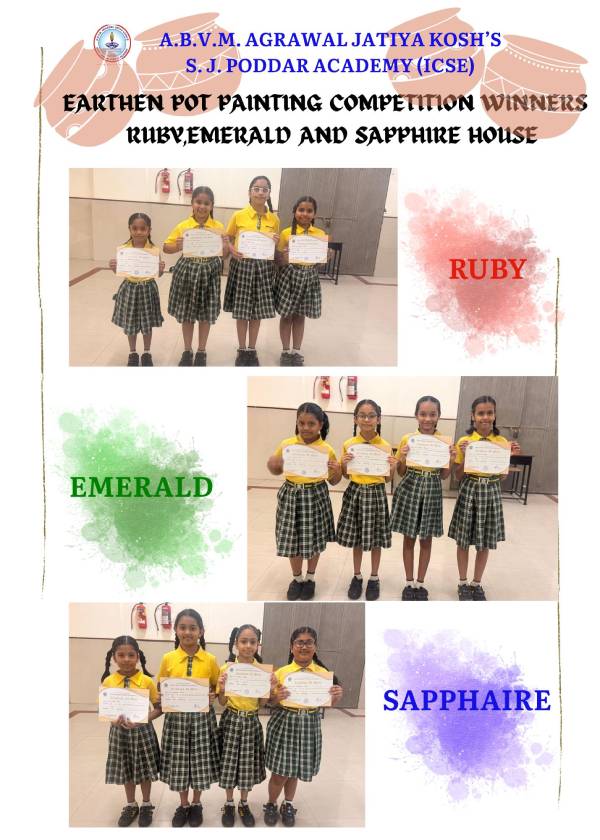 Pot Painting winners