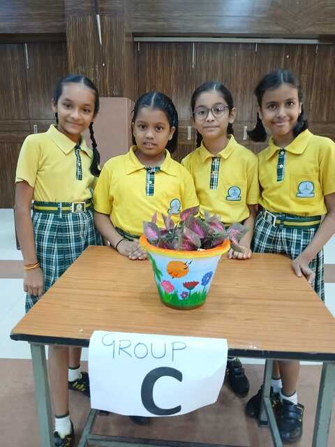 Earthen pot painting competition