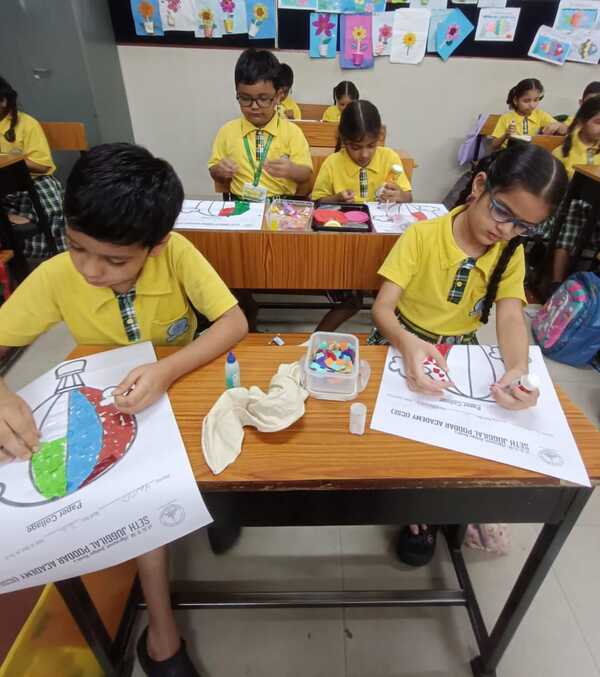 Paper collage competition Grade 1 and 2, 2025