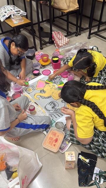 Inter-House Rangoli Competition, 2025