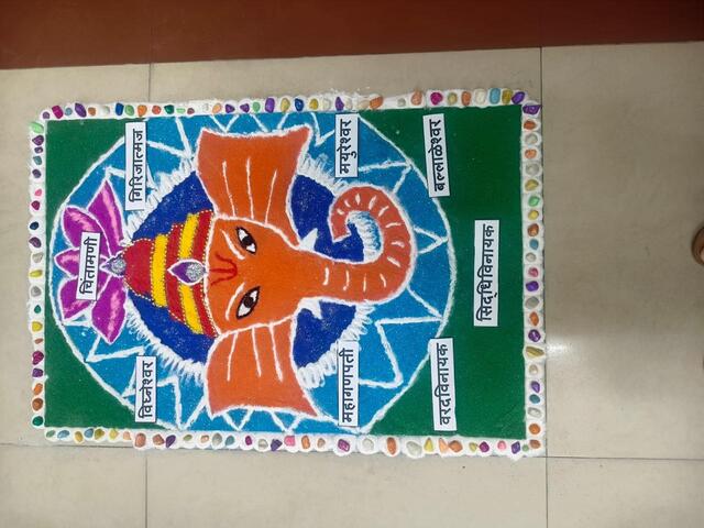 Inter-House Rangoli Competition, 2025