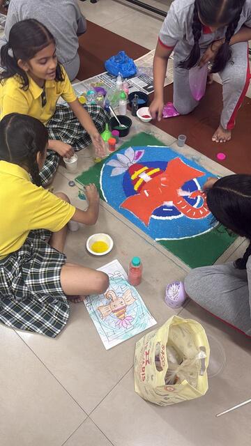 Inter-House Rangoli Competition, 2025