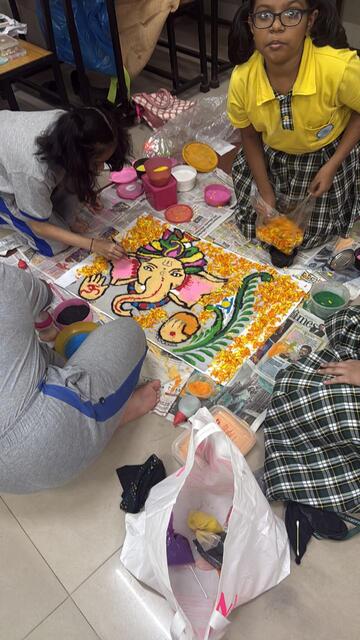 Inter-House Rangoli Competition, 2025