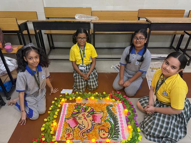 Inter-House Rangoli Competition, 2025