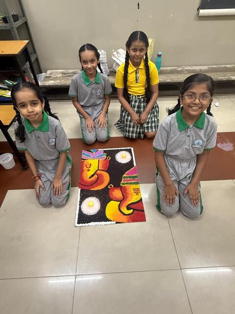 Inter-House Rangoli Competition, 2025