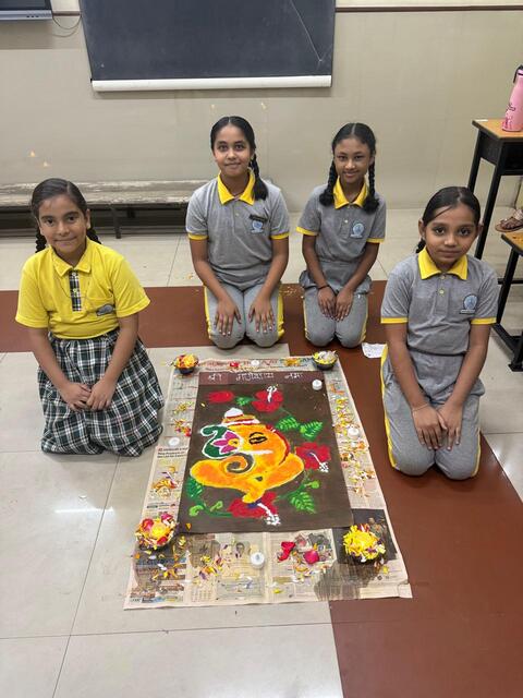 Inter-House Rangoli Competition, 2025