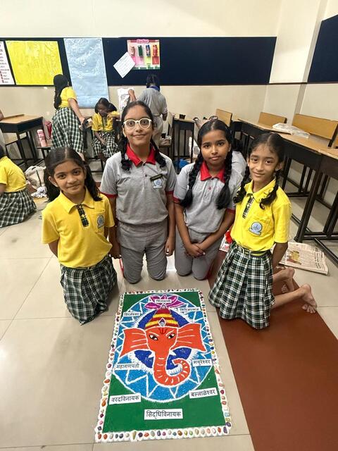 Inter-House Rangoli Competition, 2025