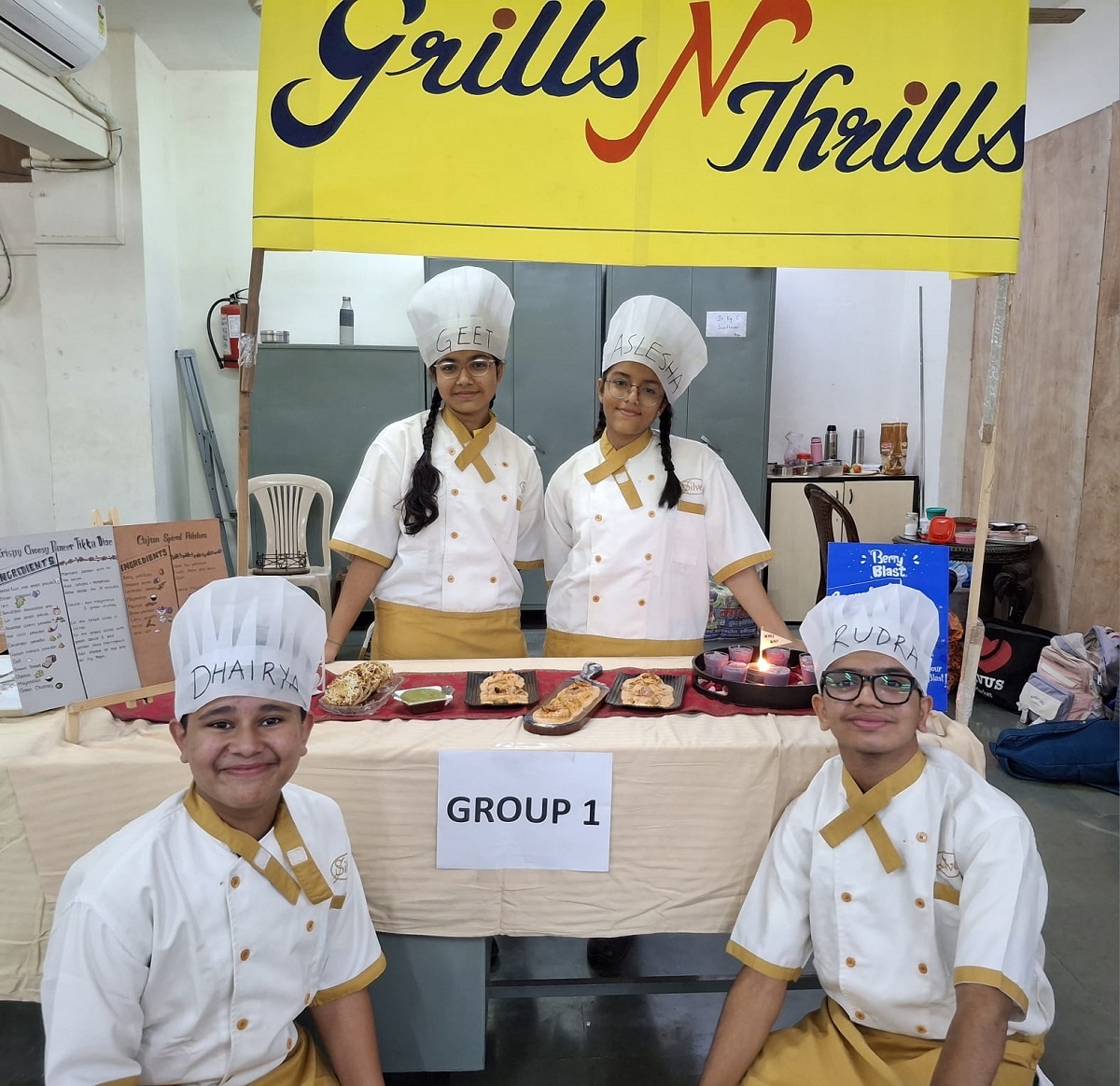 Salad decoration competition for grade VI and VII 2025