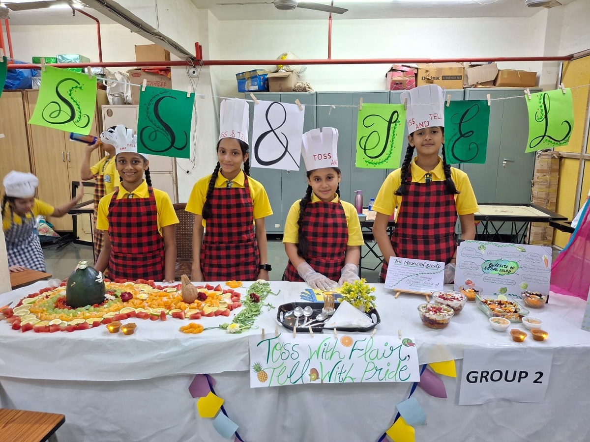 Salad decoration competition for grade VI and VII 2025